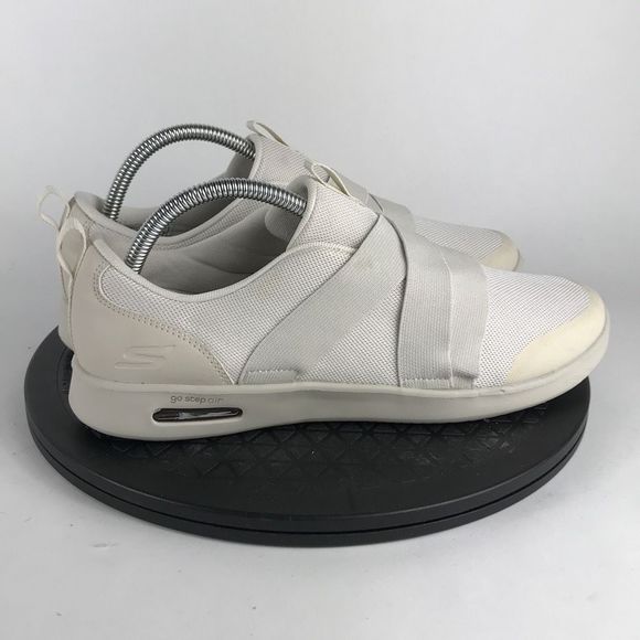 Skechers Go Step Air Athletic Running Shoes Slip On White 136282 Womens Size 9.5 - Picture 4 of 12